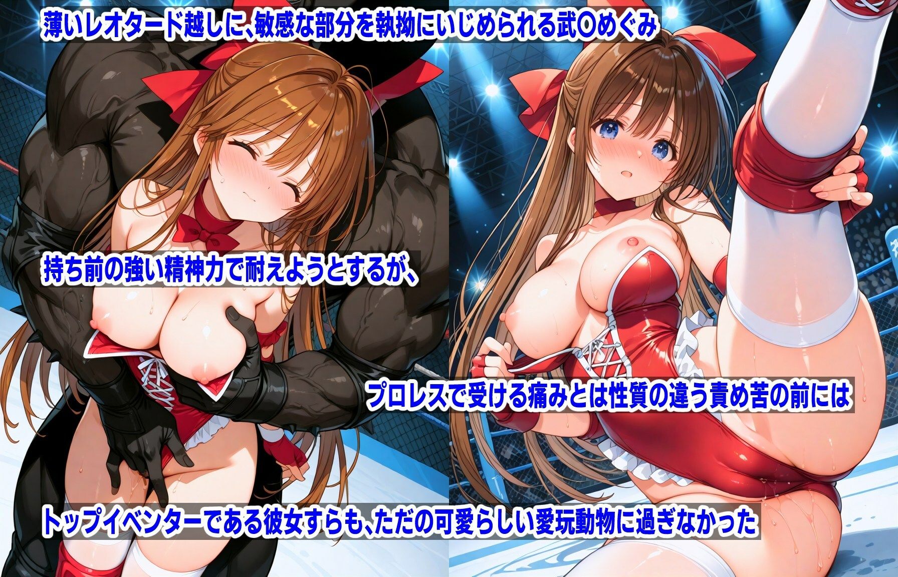 AI敗北少女CG集vol.12 水着剥ぎデスマッチ（4）＋武〇めぐみ（レッスル〇ンジェルス） - サンプル画像 3
