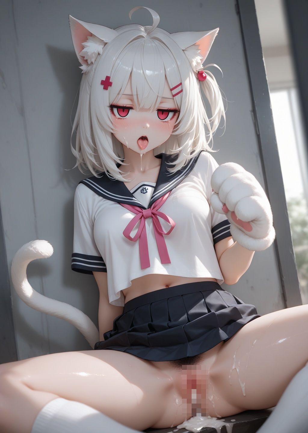 しろネコのごった煮イラスト集 - サンプル画像 4