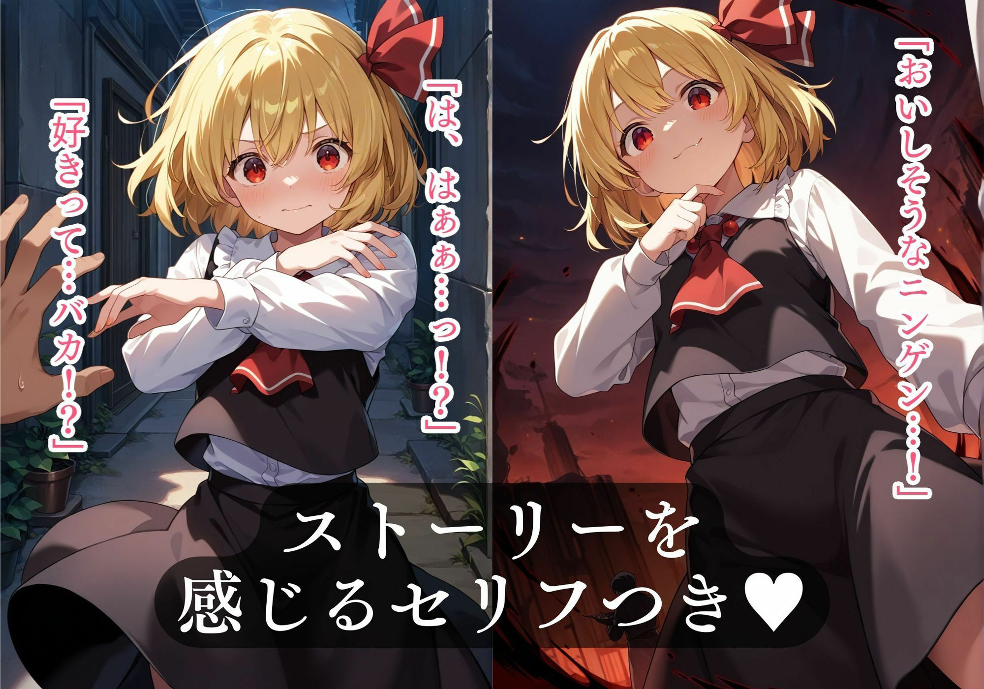 幻想郷交尾録〜ルーミア編〜 - サンプル画像 1