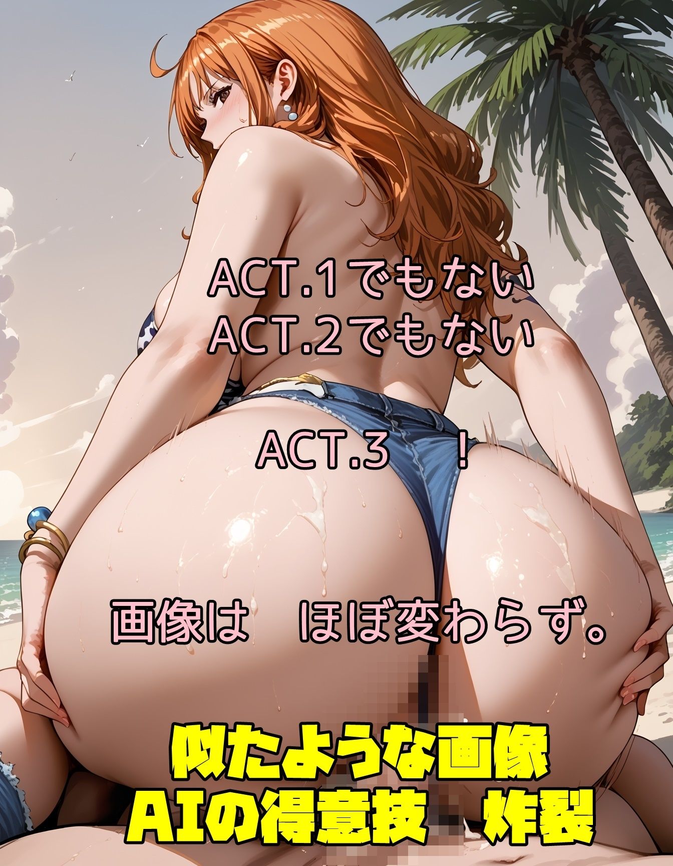 泥棒猫のビーチはサカり場  ACT.3 - サンプル画像 1