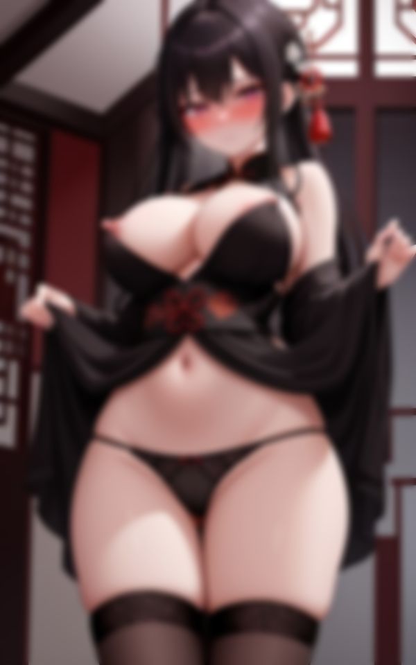 魅惑の爆乳おっぱいで男たちを誘惑する淫乱痴女 - サンプル画像 7