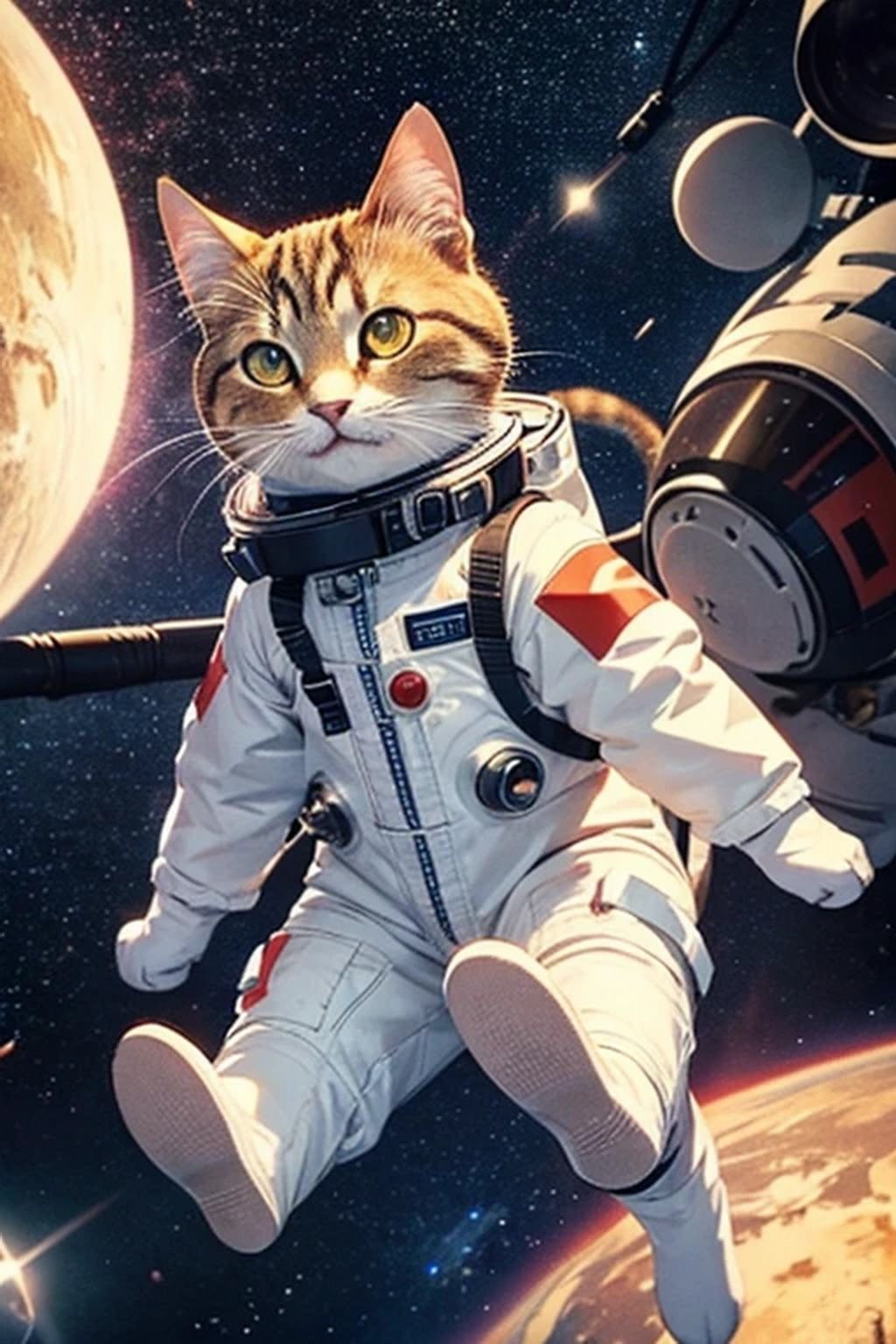 猫が大好き！猫とねこ耳と大宇宙 - サンプル画像 3