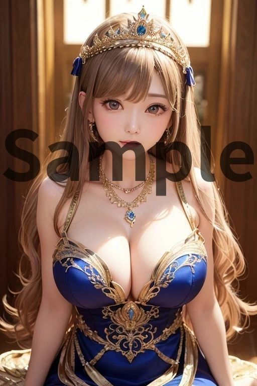 AAS 美女×お姫様【AIグラビア写真集】オーバー200 アメージングAI画像シリーズ - サンプル画像 9