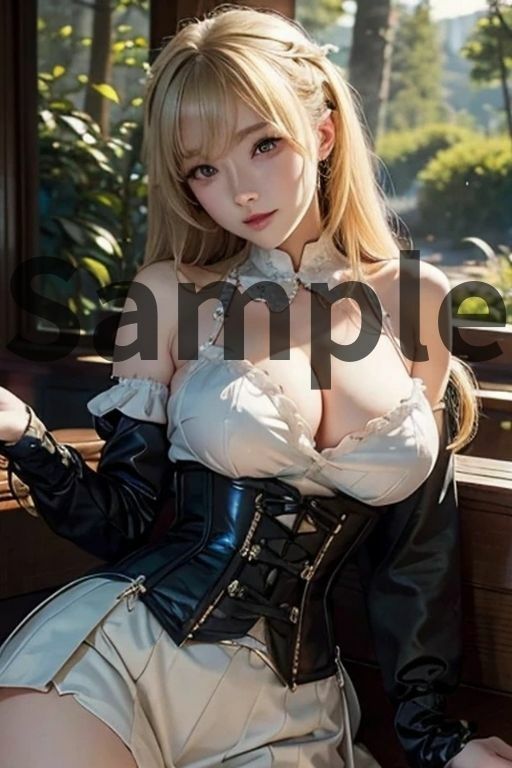 AAS 美女×コルセット【AIグラビア写真集】オーバー200 アメージングAI画像シリーズ - サンプル画像 4