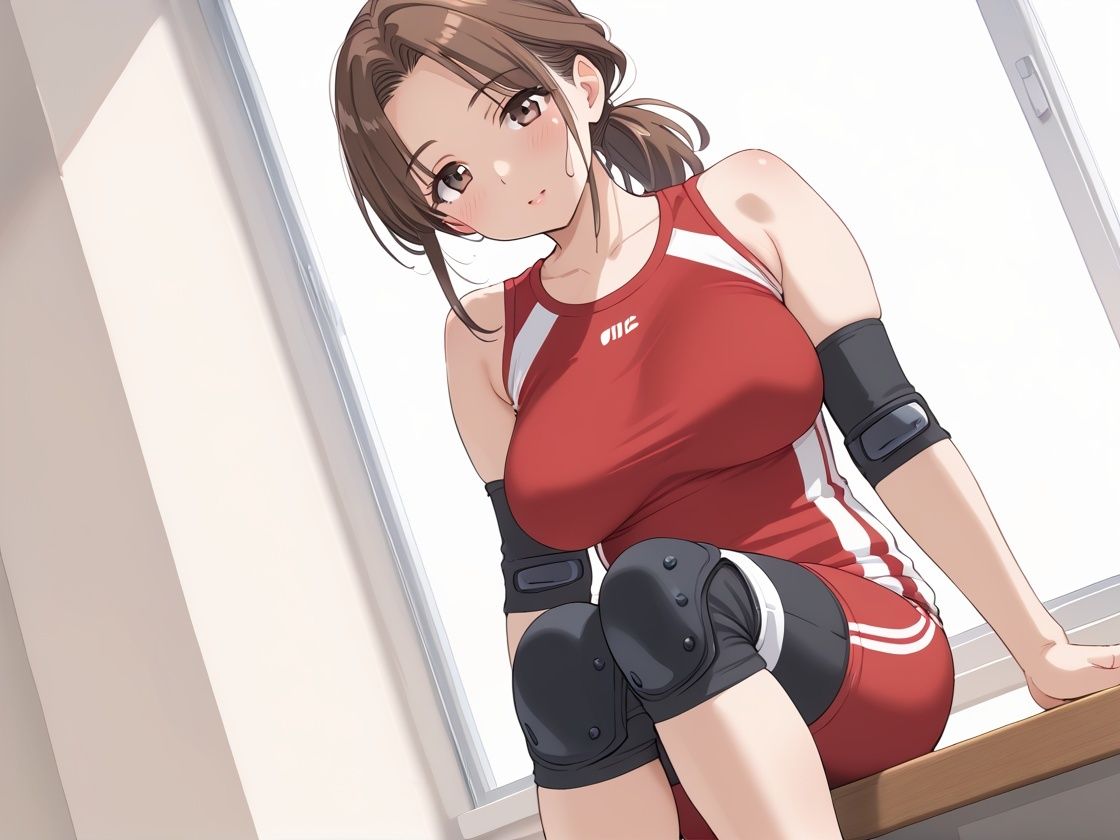 ママさんバレーの巨乳人妻  練習後の性欲がバカ強い！ - サンプル画像 2