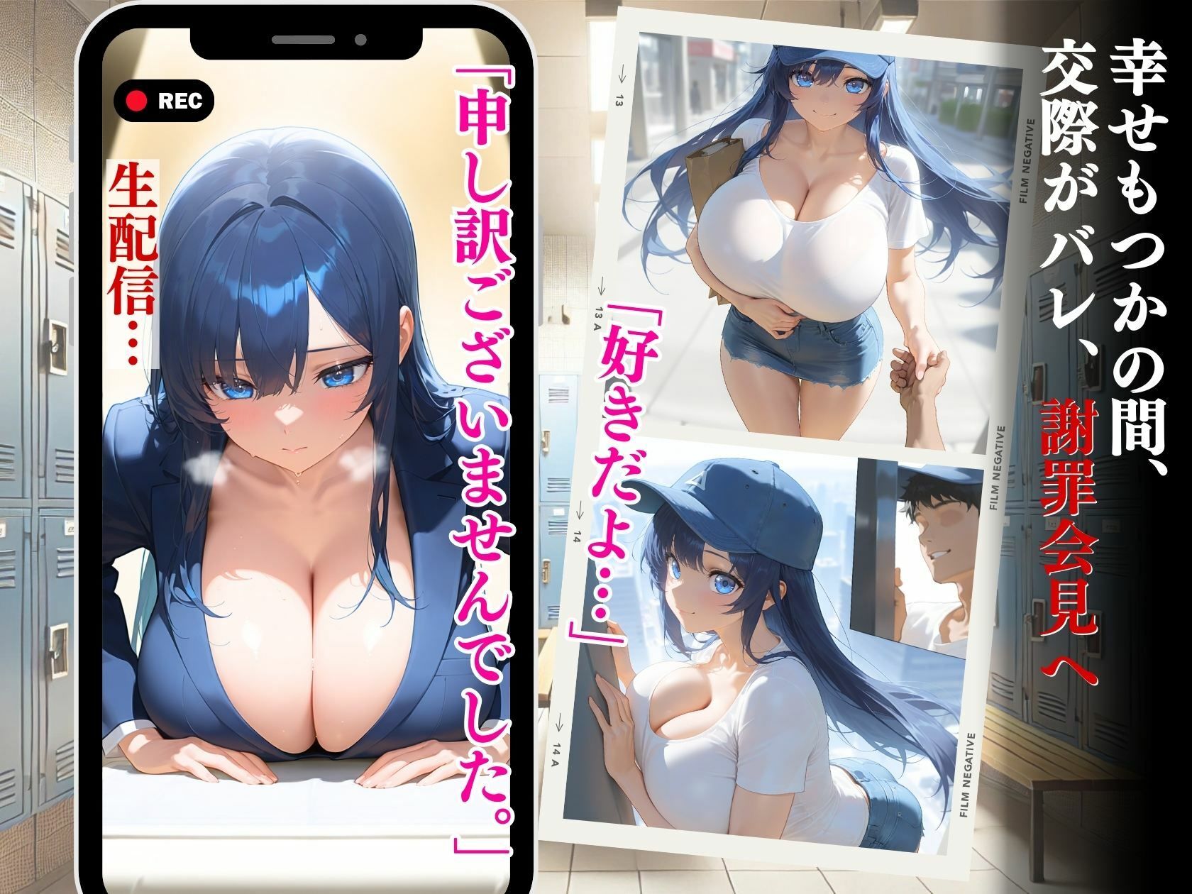 爆乳アイドル緊縛調教公開懺悔「おっぱいで性いっぱい謝罪しましゅ」 - サンプル画像 6