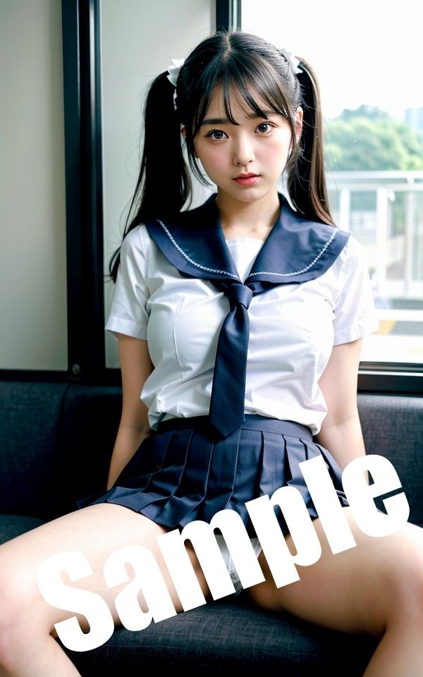 淫らな電車通学〜Vol1.セーラー服編〜「エッチなこと、してみたい」 - サンプル画像 2