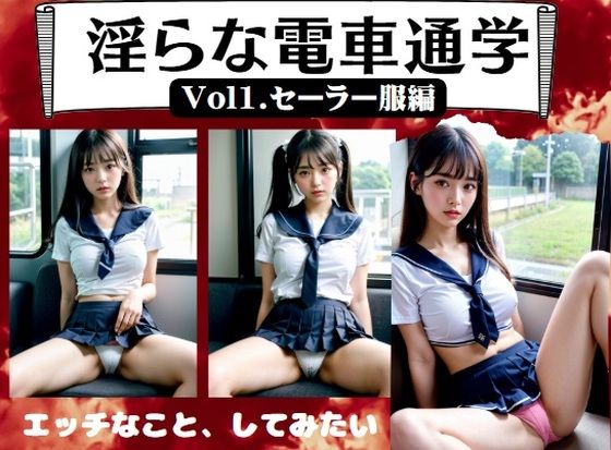 淫らな電車通学〜Vol1.セーラー服編〜「エッチなこと、してみたい」