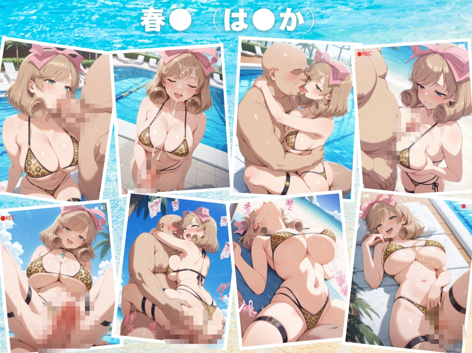 【寝取られ】淫乱カグラ 〜水着 編〜  Vol.1 - サンプル画像 5