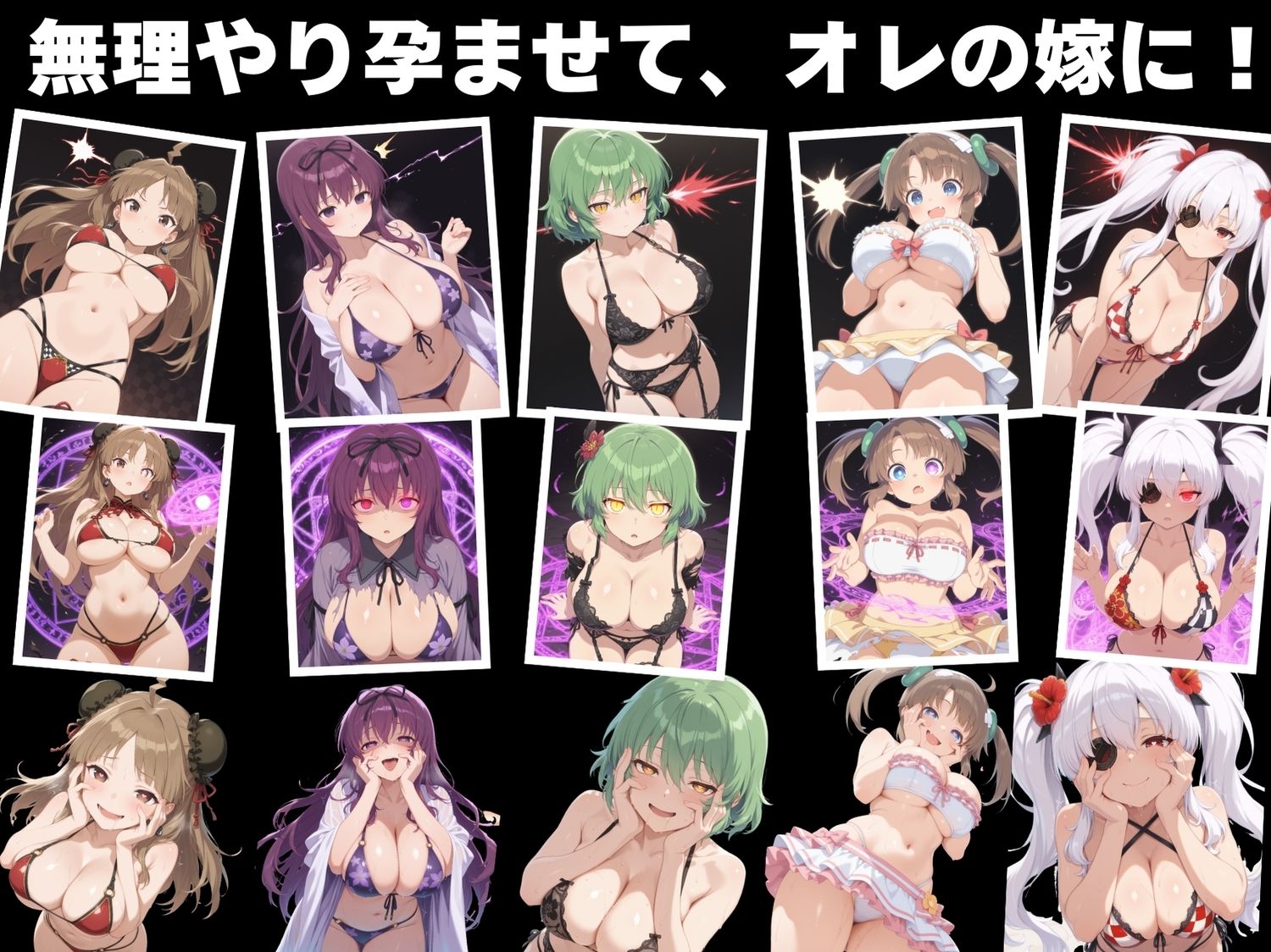 【寝取られ】淫乱カグラ 〜水着 編〜  Vol.2 - サンプル画像 3
