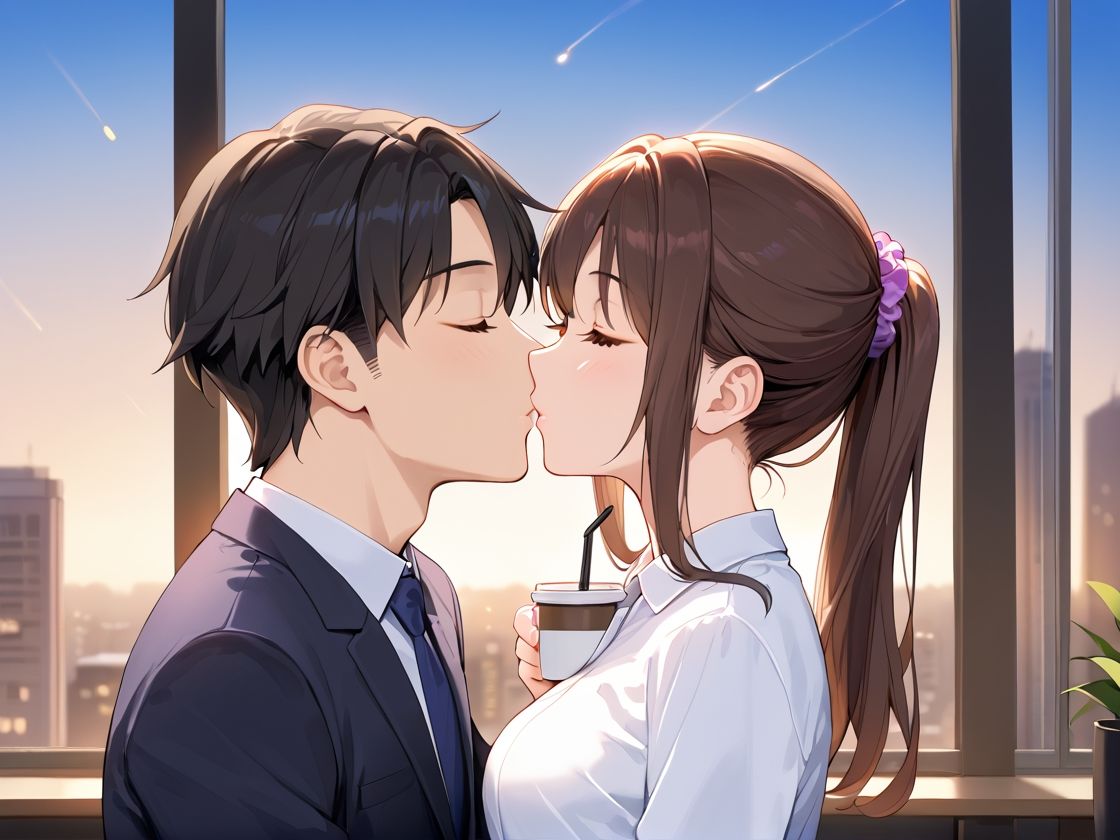 巨乳新入社員  初めての残業 - サンプル画像 2