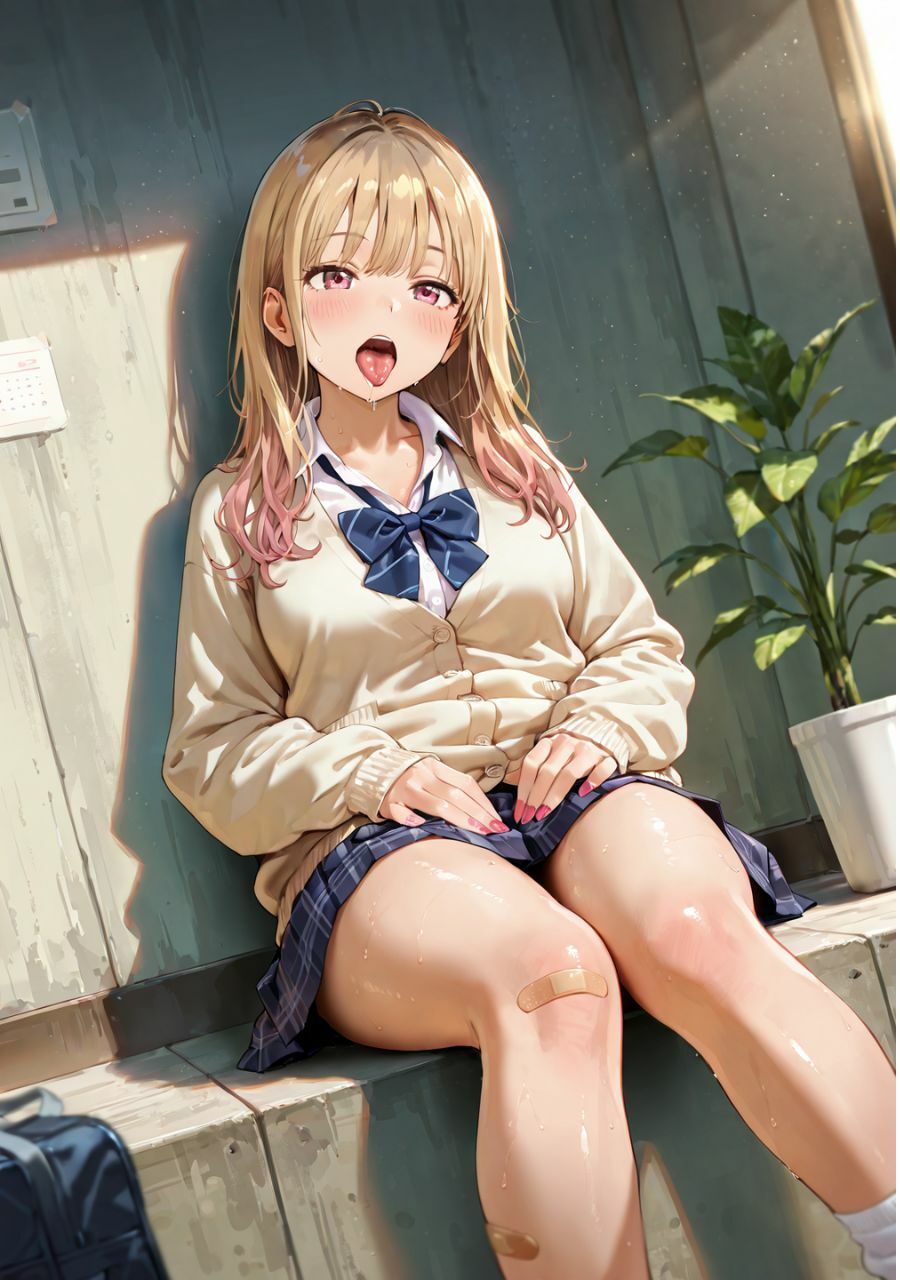 ノーパンノーブラで担任教師に甘えてくるいけないギャル - サンプル画像 6