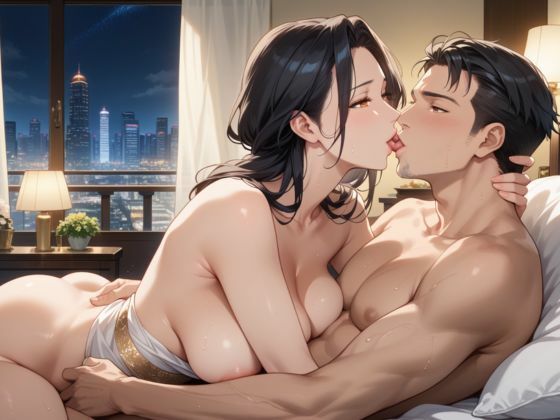 発情した巨乳人妻スイートルームSEXにハマる - サンプル画像 1