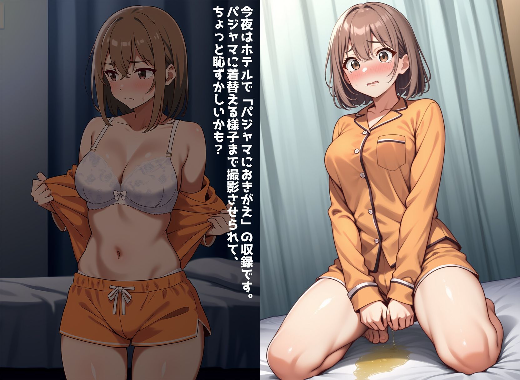 狂育番組の新人お漏らしお姉さん - サンプル画像 6