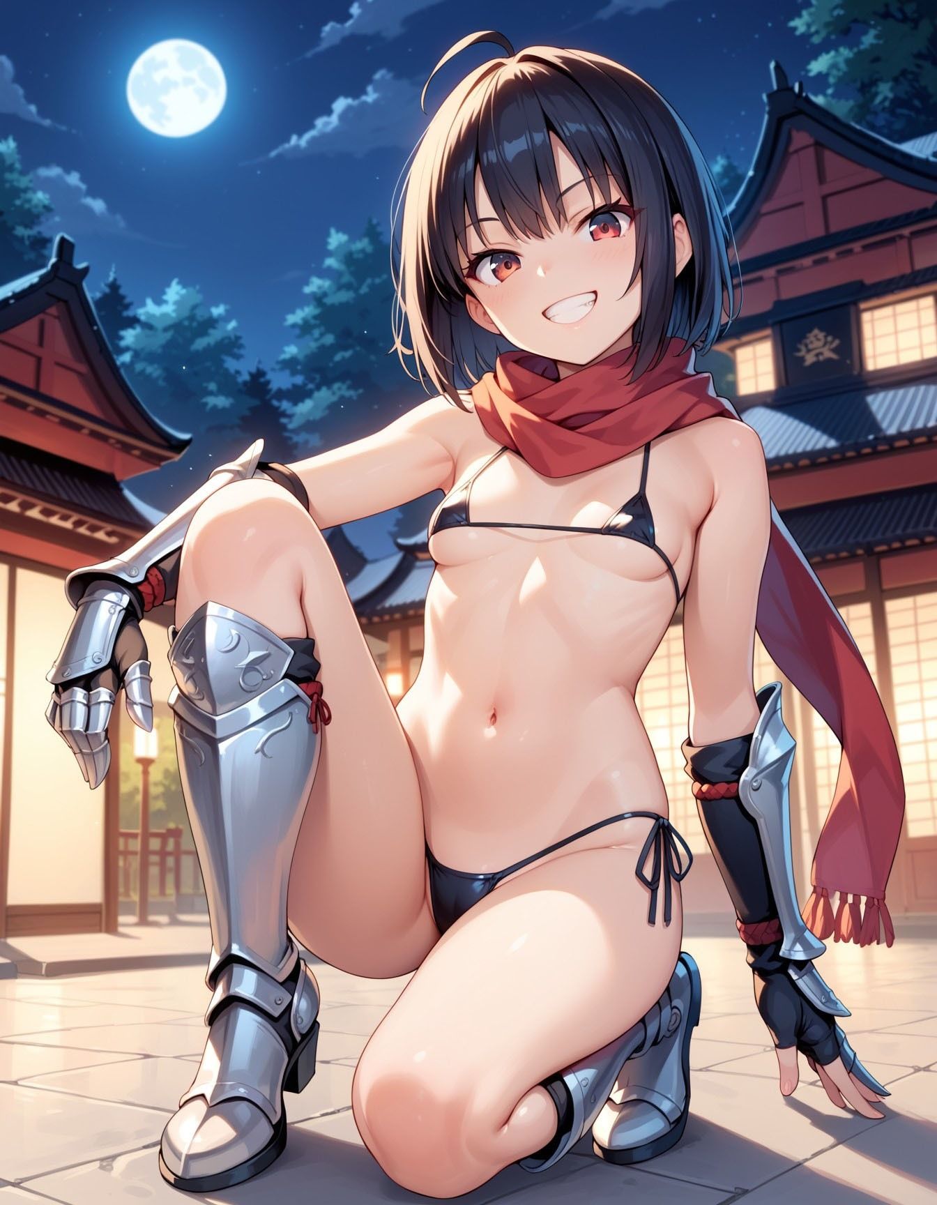 お仕置き＆中出しくのいちさん - サンプル画像 1