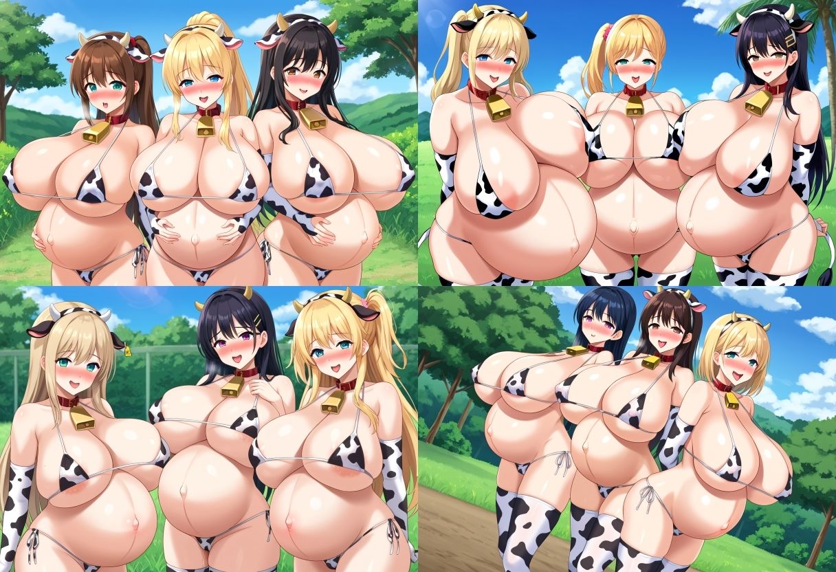 孕みメス牛牧場 - サンプル画像 9