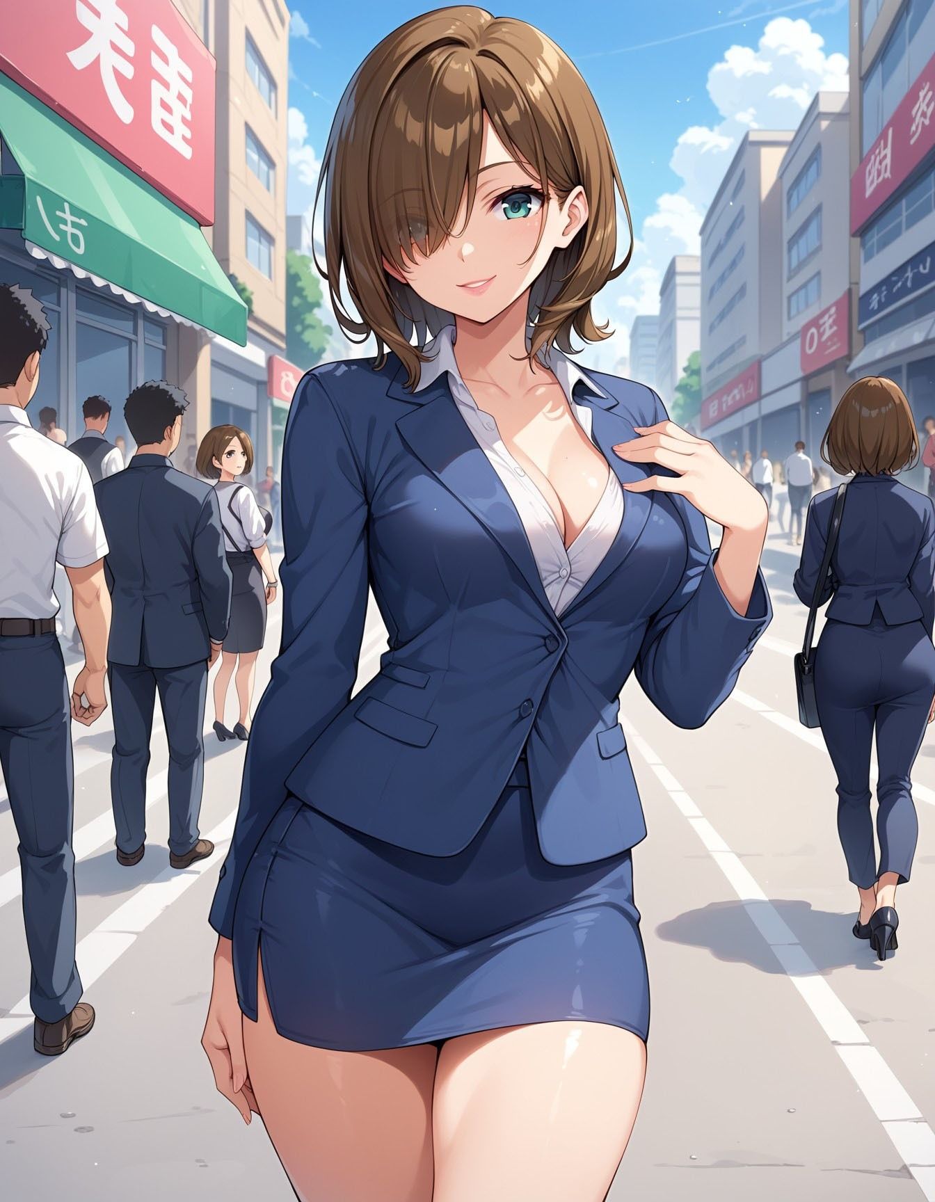 出張先で上司にハメられちゃう新入社員ちゃん - サンプル画像 1