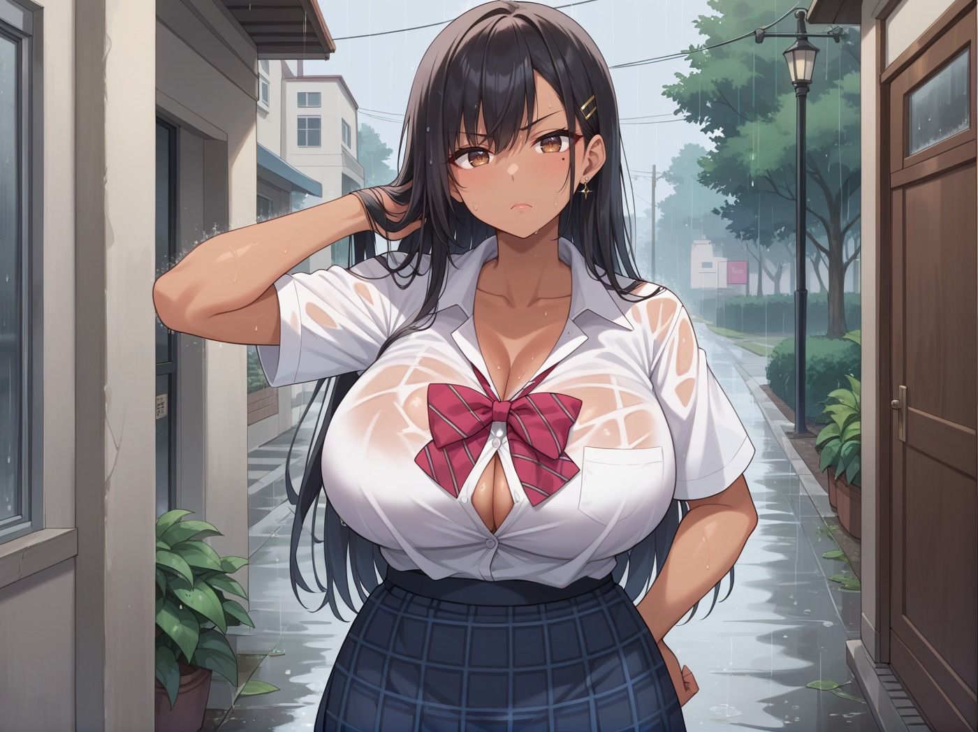 むちむち褐色ギャルを寝取って孕ませ！ - サンプル画像 1