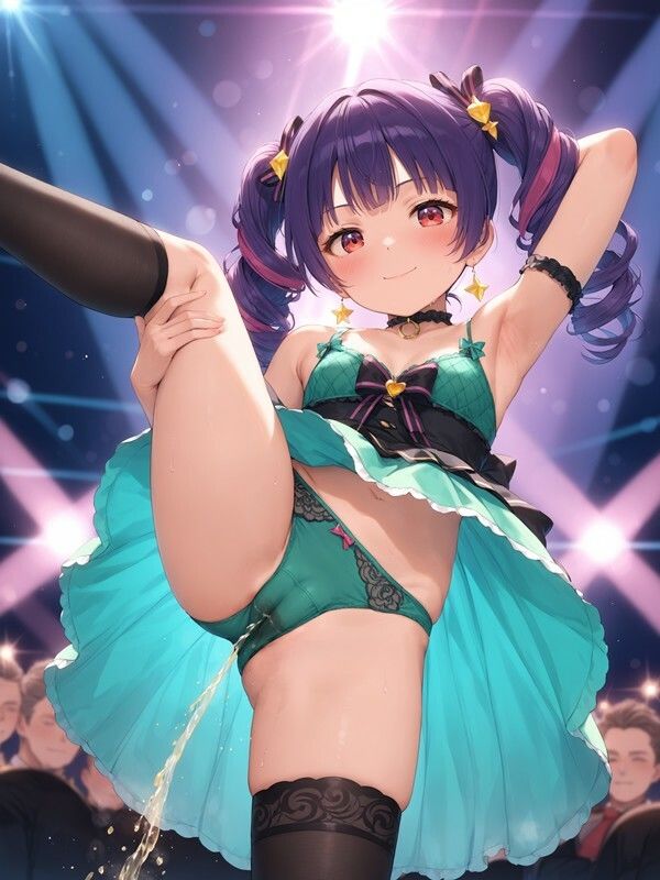 アイドルっぽいかわいい女の子がパンツをはいたままおしっこをおもらししている画像集1 - サンプル画像 5