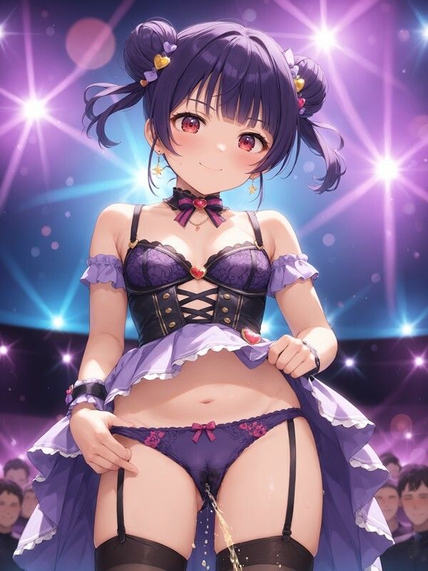 アイドルっぽいかわいい女の子がパンツをはいたままおしっこをおもらししている画像集1 - サンプル画像 8