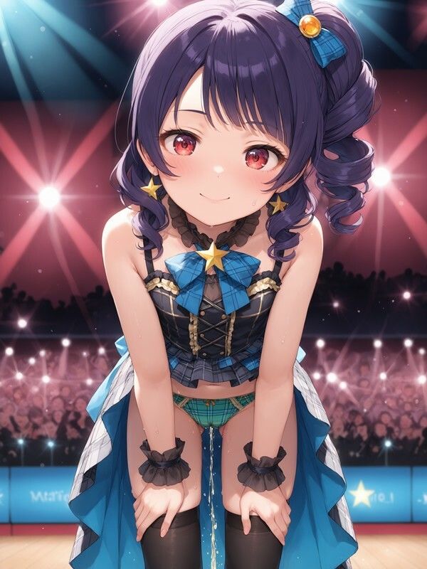 アイドルっぽいかわいい女の子がパンツをはいたままおしっこをおもらししている画像集1 - サンプル画像 9