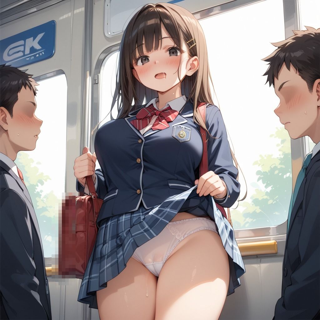 痴●願望の淫乱女子校生 - サンプル画像 2