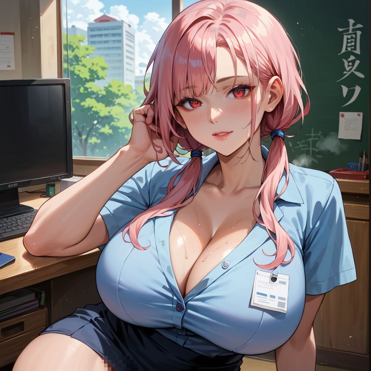 生徒禁制！放課後の学校で実権を握る新人女教師vol.9 - サンプル画像 2