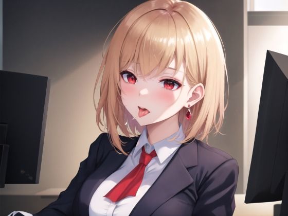 憧れの金髪巨乳上司とのあぶない秘め事 - サンプル画像 6