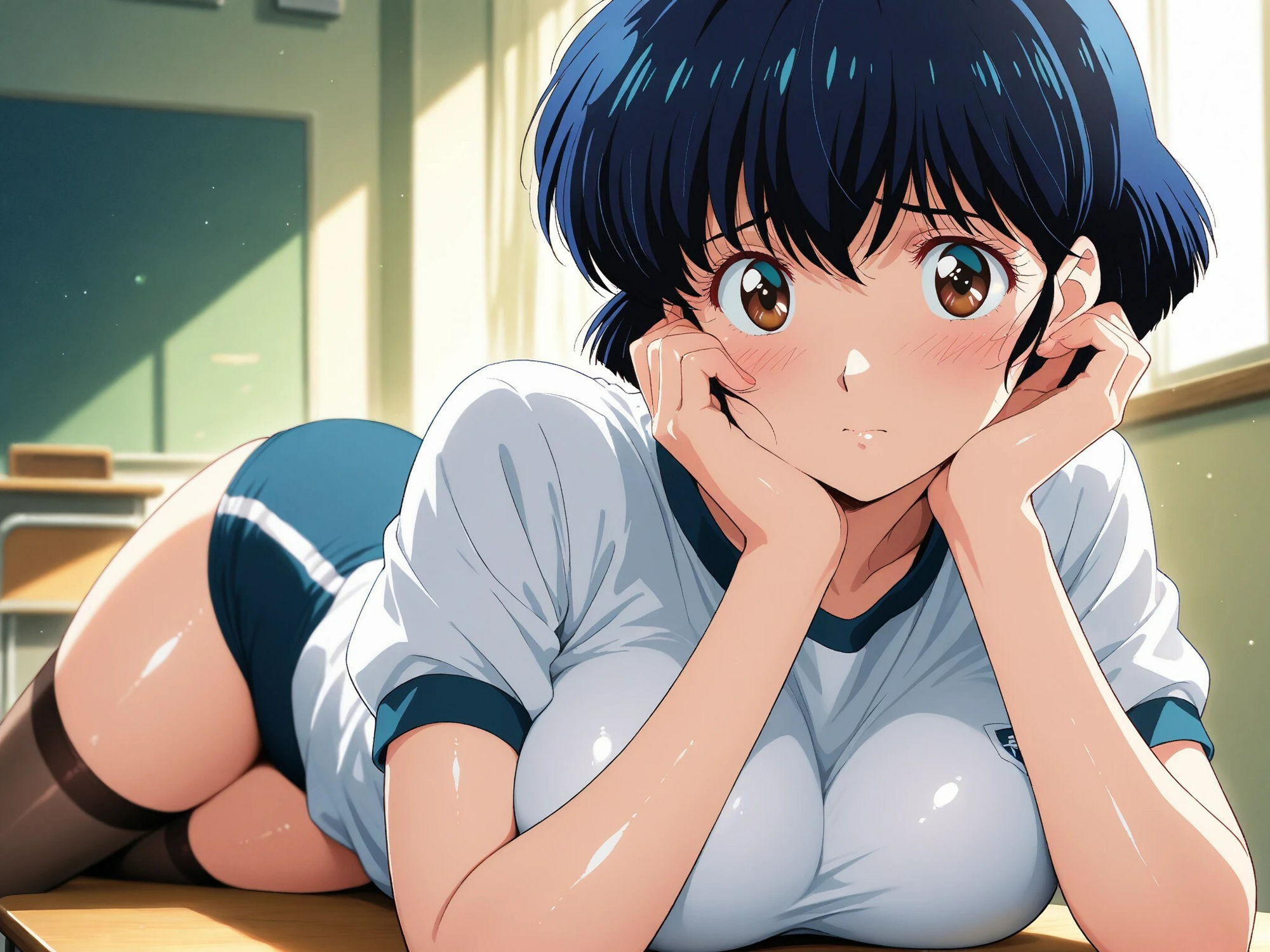 【発情ヒロイン】ら●ま1/2  天道あ●ね   ブルマ調教編 - サンプル画像 2