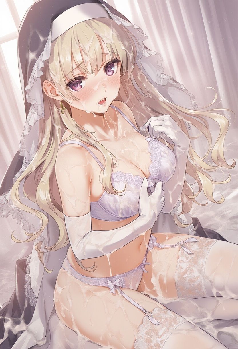 ほわいと・でこれーしょん 〜シスターさん〜 - サンプル画像 3