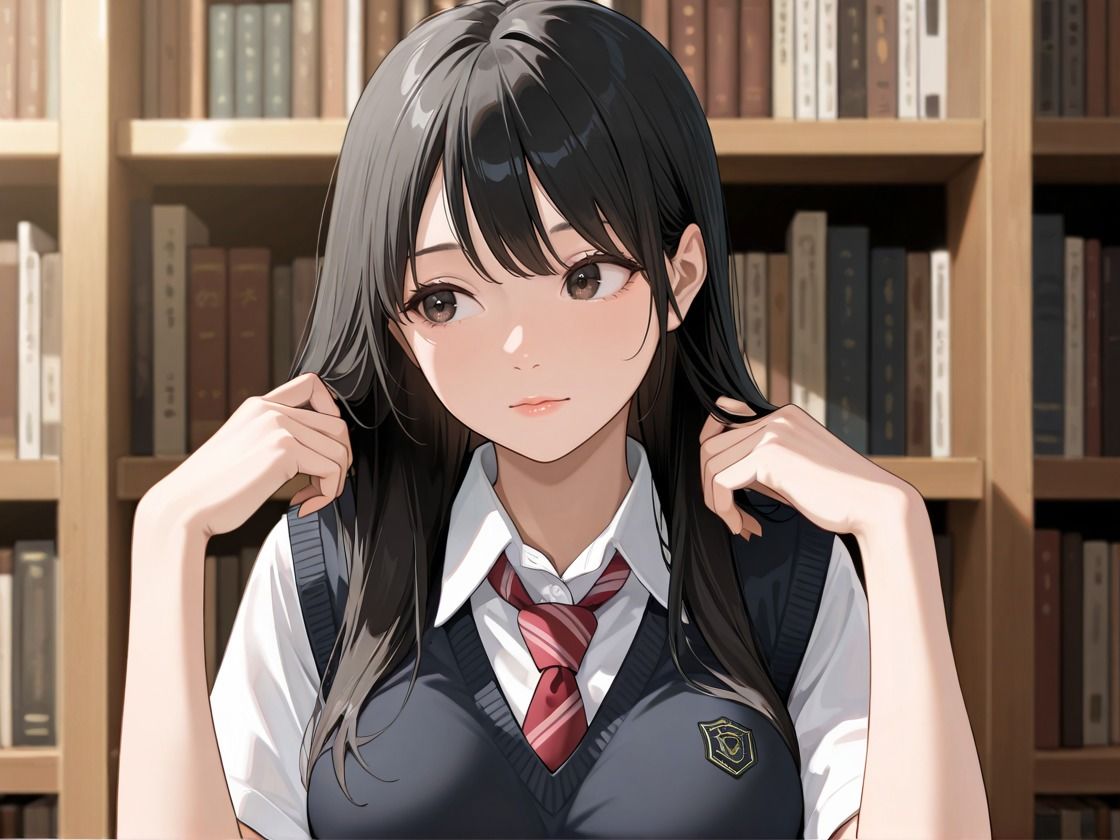 生徒会長を種付け支配 - サンプル画像 1