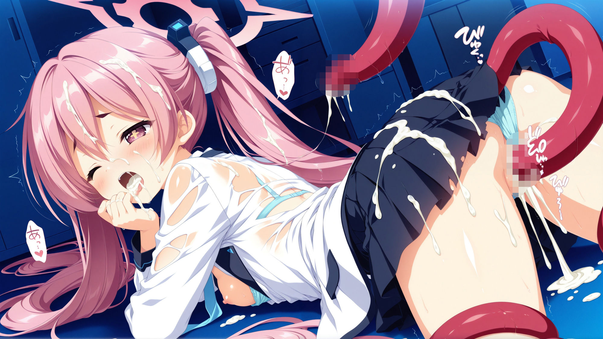 触手に囚われた少女達 〜ブルアカ編〜 Vol.6 - サンプル画像 1