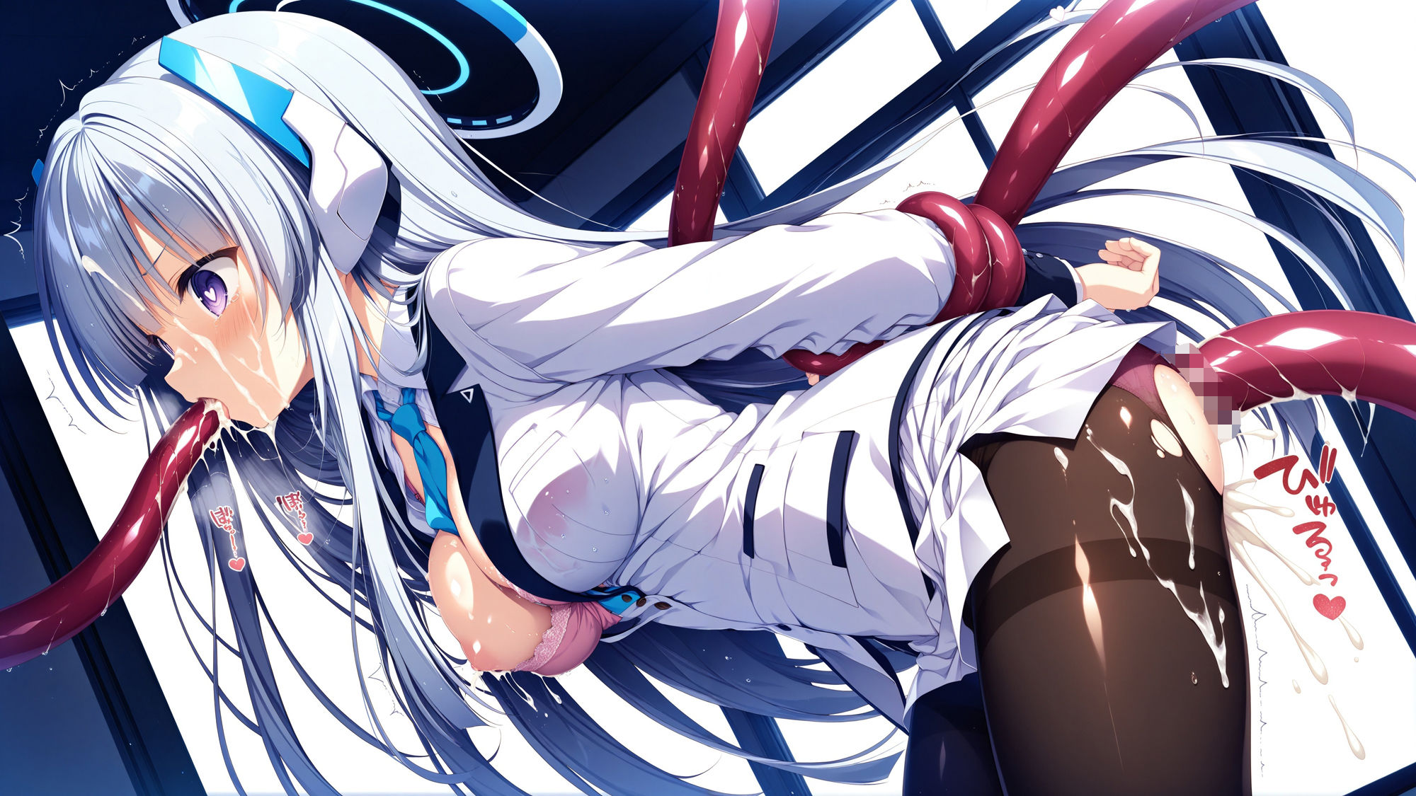 触手に囚われた少女達 〜ブルアカ編〜 Vol.6 - サンプル画像 4