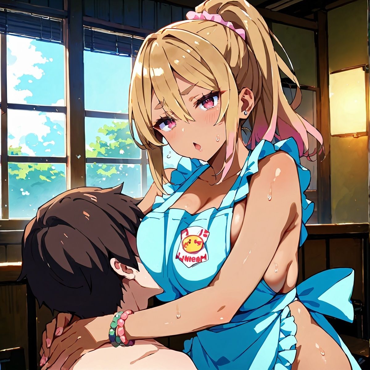 黒ギャル裸エプロンH！【厳選画像377枚】Vol.1 - サンプル画像 9