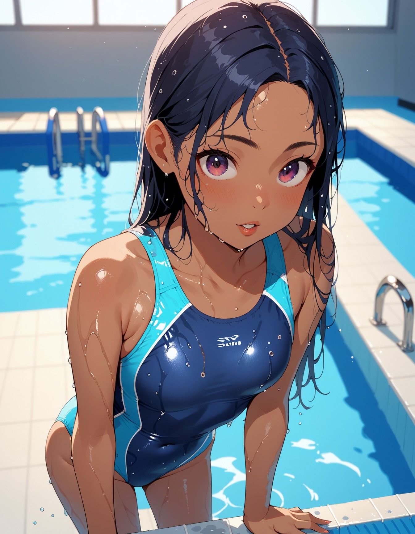 ハメドリ水泳部ムスメ - サンプル画像 1