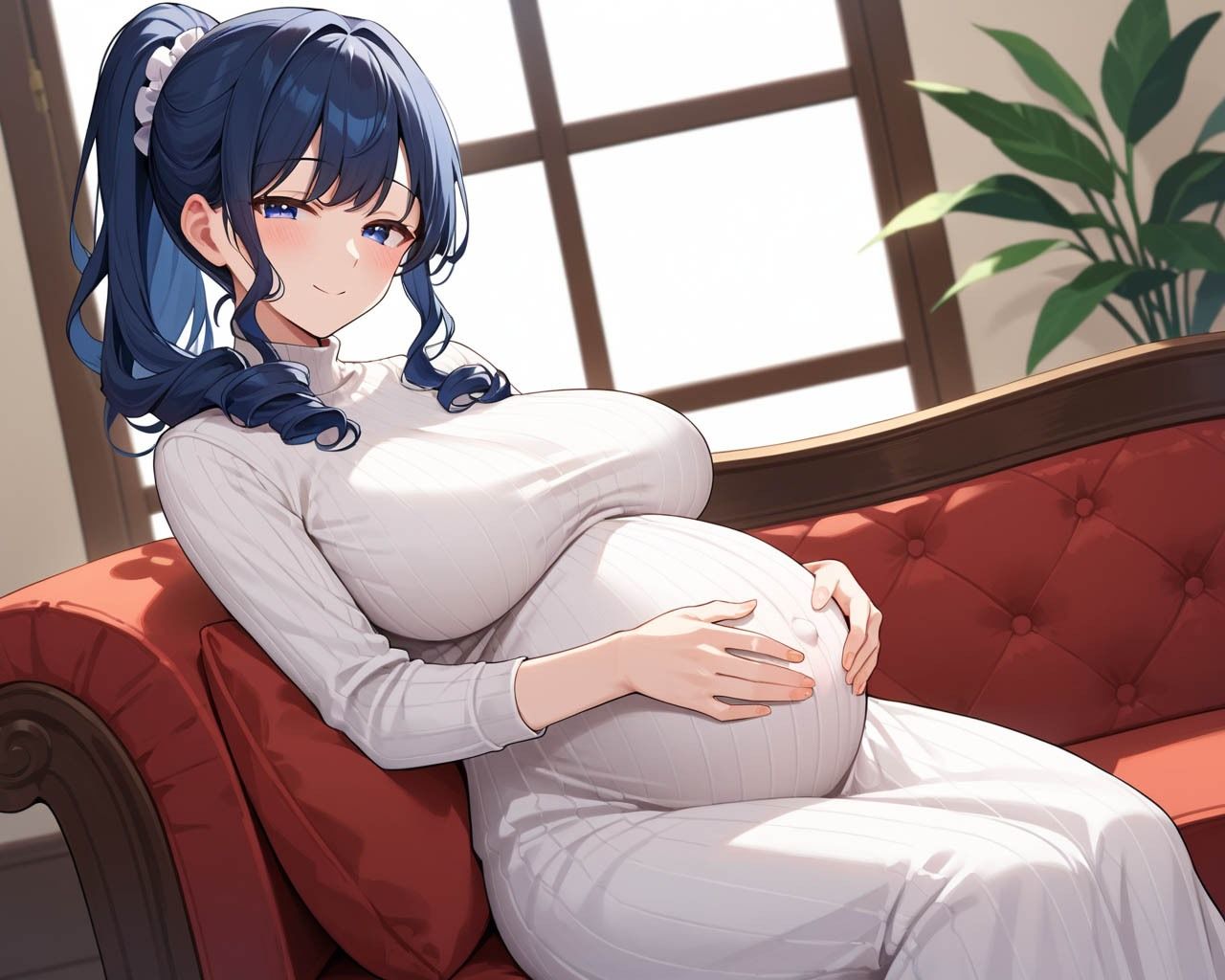 妊娠中だけども性欲つよつよの妻は雄のチン〇から抜け出せない - サンプル画像 2