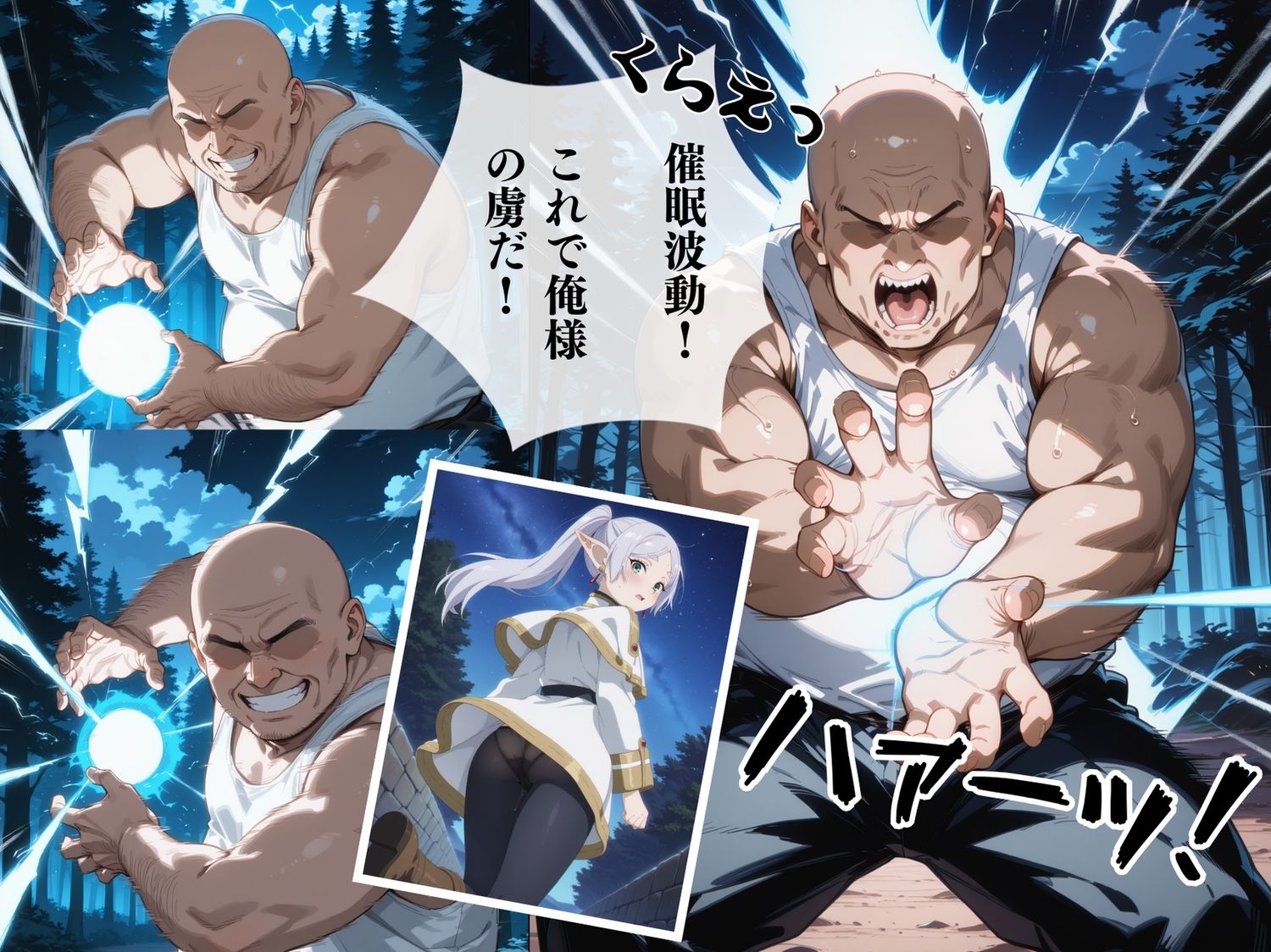 【完全敗北】支配された魔法使い 〜フリ●レン、催●の罠〜 - サンプル画像 3