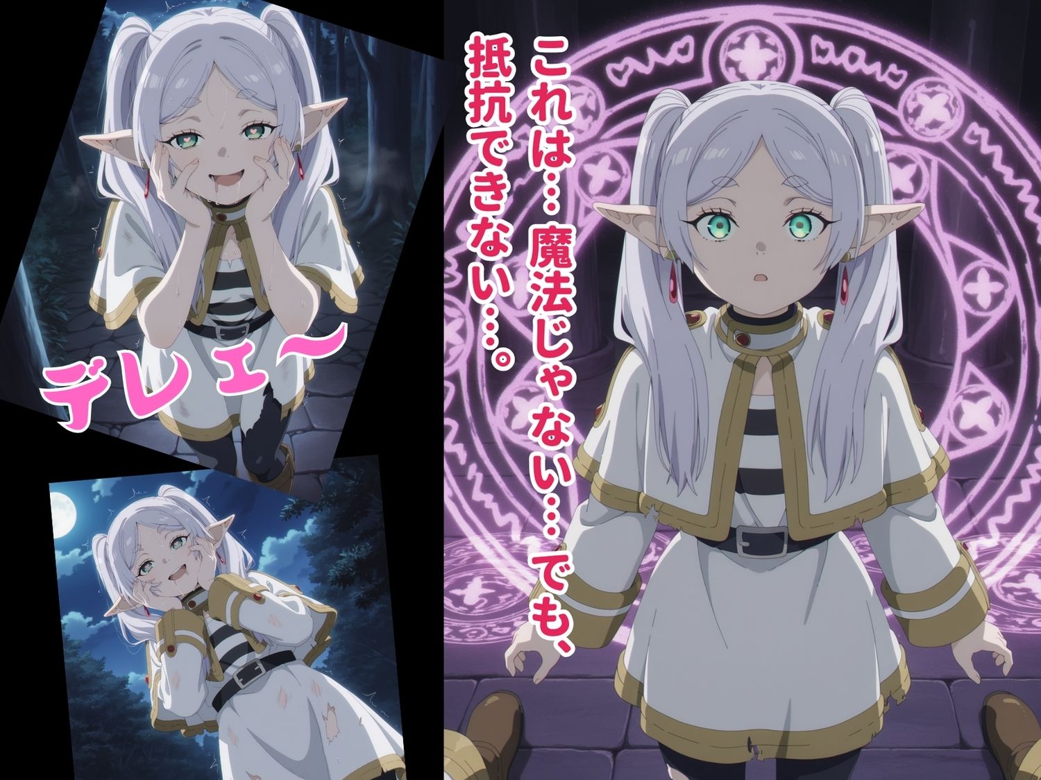 【完全敗北】支配された魔法使い 〜フリ●レン、催●の罠〜 - サンプル画像 7