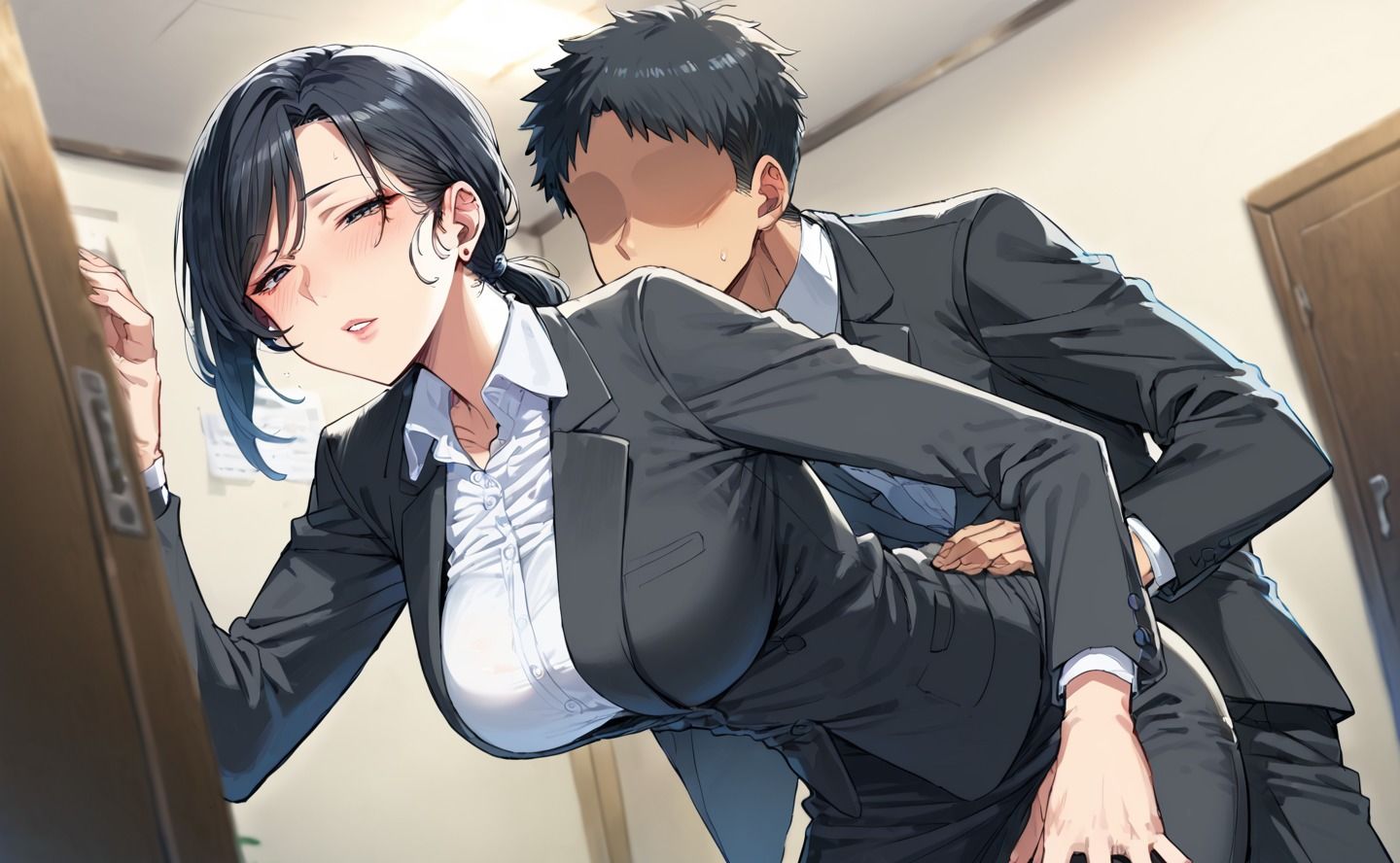 欲望に堕ちた発情人妻課長〜終電を逃した夜、一度だけのはずだったのに〜 - サンプル画像 8