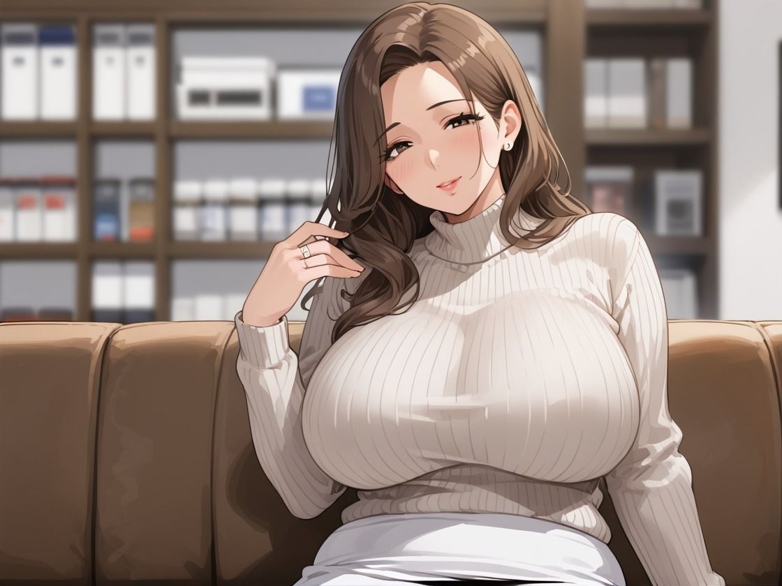 義母と密室で汗だくセックス - サンプル画像 1