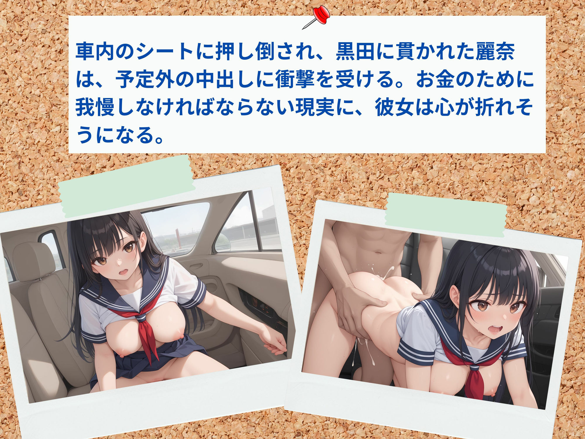 初めてのパパ活はカーセックス - サンプル画像 9