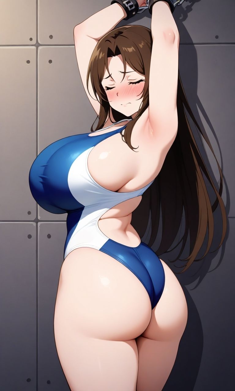 フェチコレVol.59 吊り上げ拘束された競泳水着の巨乳美女たち【総枚数250枚】 - サンプル画像 7