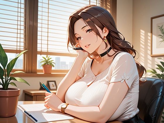 人妻不動産 内見中の旦那を寝取る性癖レディ - サンプル画像 2