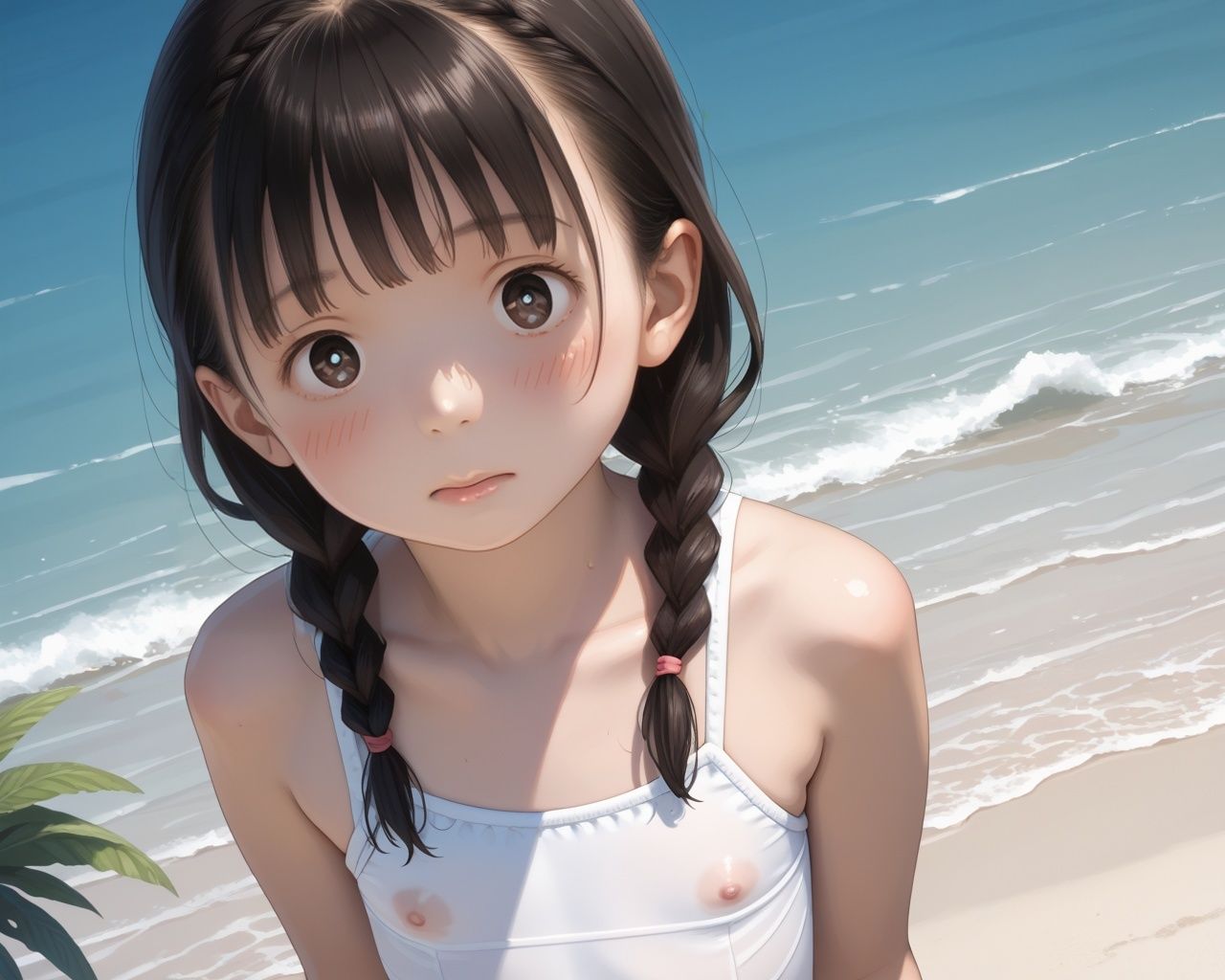 透けそうな柔肌少女達 CG集 - サンプル画像 3