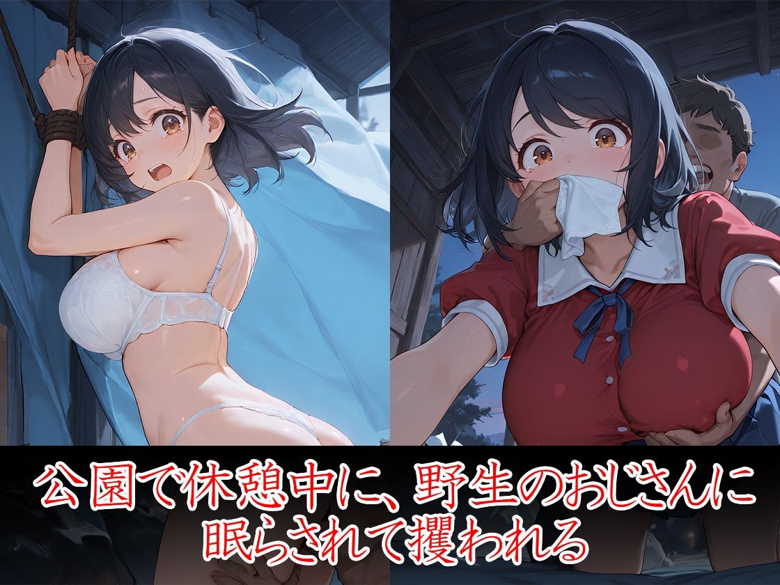 野生のおじさん 女子校生を拾う - サンプル画像 3