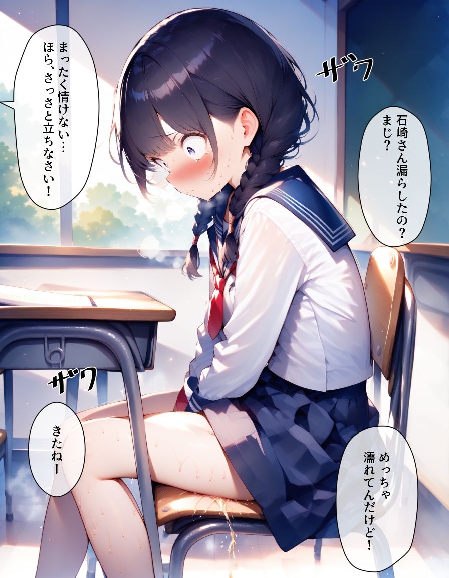 真面目少女 屈辱の羞恥体罰 - サンプル画像 1