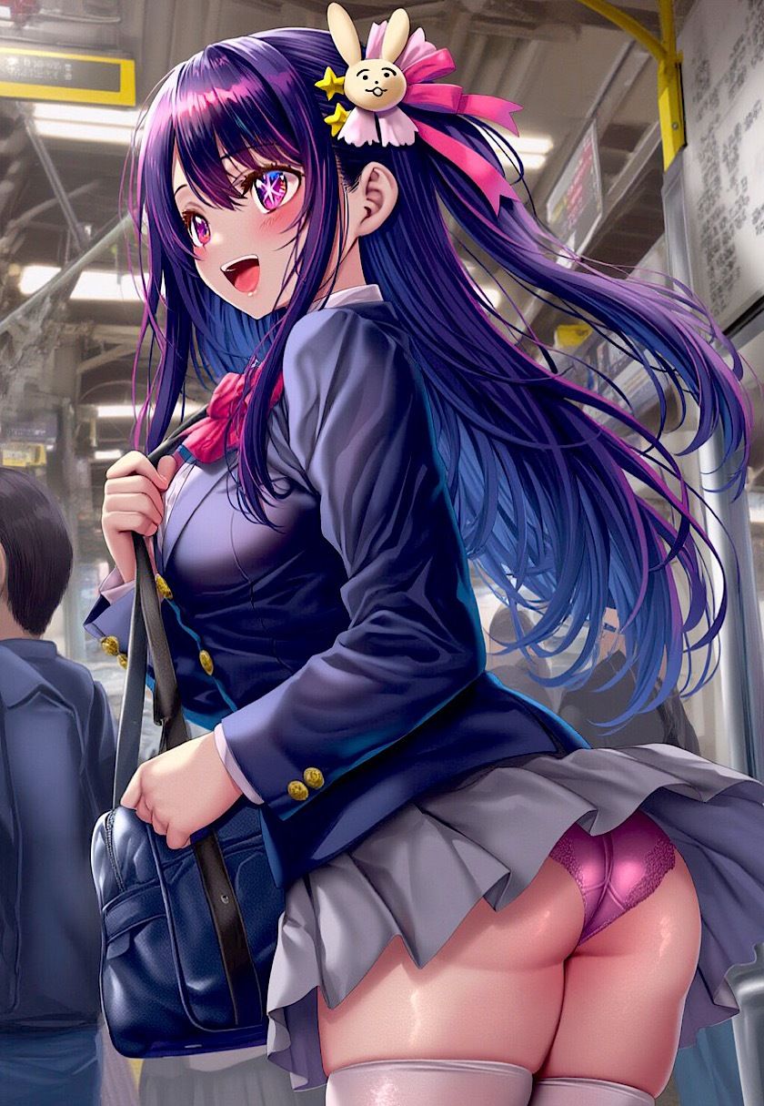 今日のおかず 推しの◯・星野◯イ （制服）〜電車編＆路地裏編〜 - サンプル画像 1
