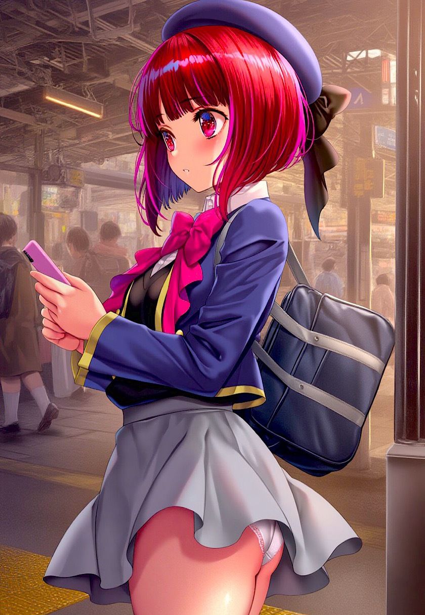 今日のおかず 推しの◯・有馬◯な （制服）〜電車編＆路地裏編〜 - サンプル画像 1