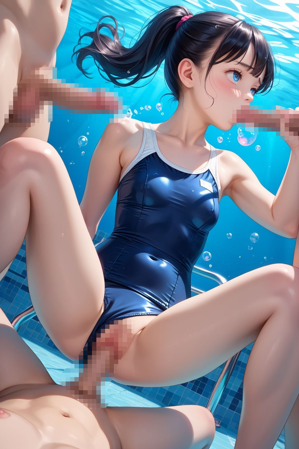 本日の体育は水中性交の授業です！ - サンプル画像 2