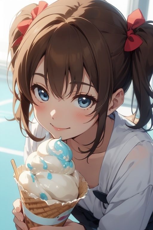 虹かけ誌  ラブライブ！  イラスト集23 近江遥  私も食べて - サンプル画像 2